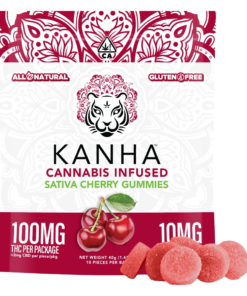 KANHA Cannabis Infused Sativa Cherry Gummies